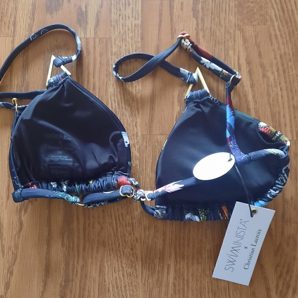 CHRISTIAN LACROIX X SWIMINISTA Swim Top SEASIDE SOIREE - Picture 2 of 9